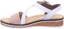 Rieker Sandalen zomerschoen sandaal sleehak met asymmetrische bandjes - Thumbnail 2