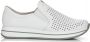 Rieker Witte Leren Sneakers voor Dames White Dames - Thumbnail 1