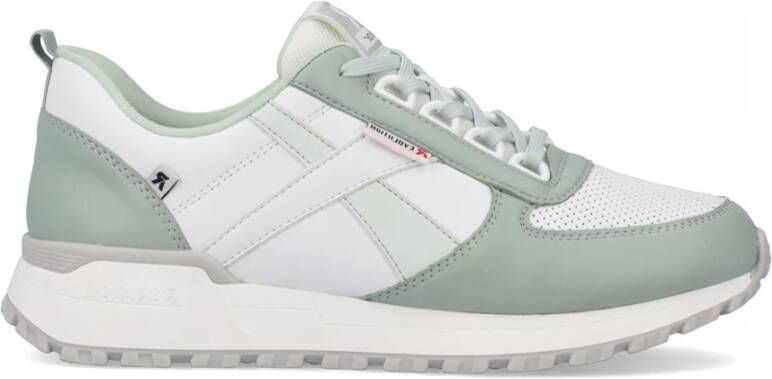 Rieker Witte leren sneakers voor dames Wit Dames