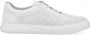 Rieker Witte leren sneakers voor heren White Heren - Thumbnail 1