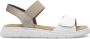 Rieker Witte Open Platte Sandalen Vrouwen Multicolor Dames - Thumbnail 1