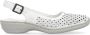 Rieker Witte platte sandalen voor vrouwen White Dames - Thumbnail 1