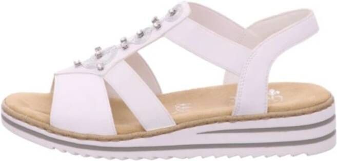 Rieker Witte Sandalen