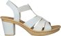 Rieker Witte Sandalette met Elastische Bandjes White Dames - Thumbnail 2