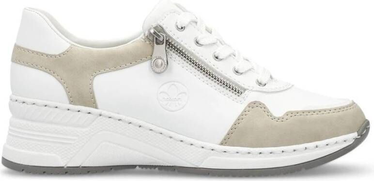 Rieker Witte Sneakers voor Vrouwen White Dames