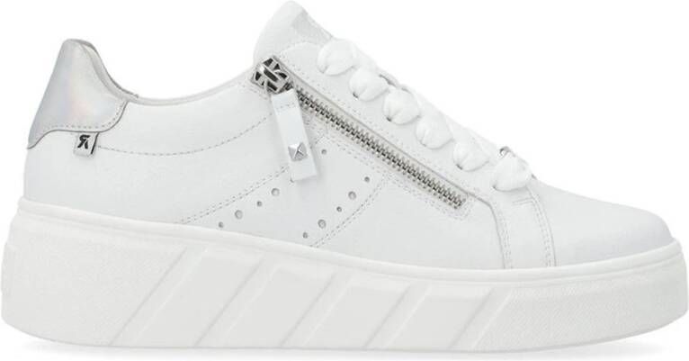 Rieker Witte Sneakers voor Vrouwen White Dames