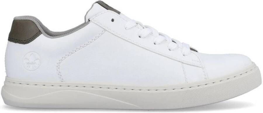 Rieker Witte Synthetische Stoffen Volwassen Sneakers White Heren