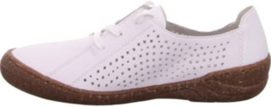 Rieker Witte veterschoenen voor dames