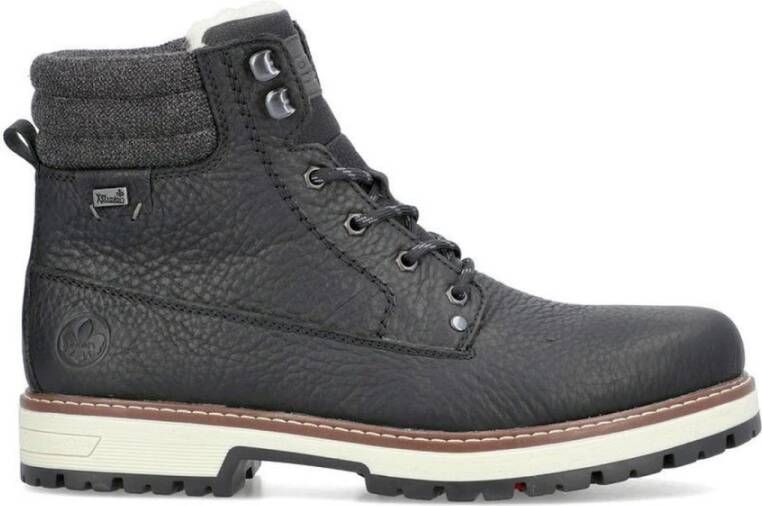 Rieker Zwarte casual gesloten booties voor heren Zwart Heren