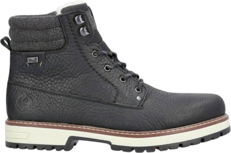 Rieker Zwarte casual gesloten booties voor heren Zwart Heren