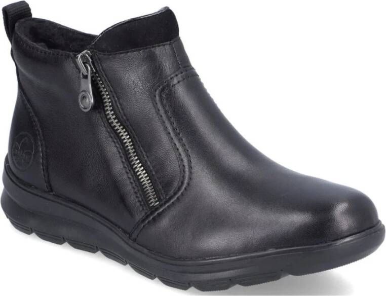 Rieker Zwarte gesloten booties Black Dames