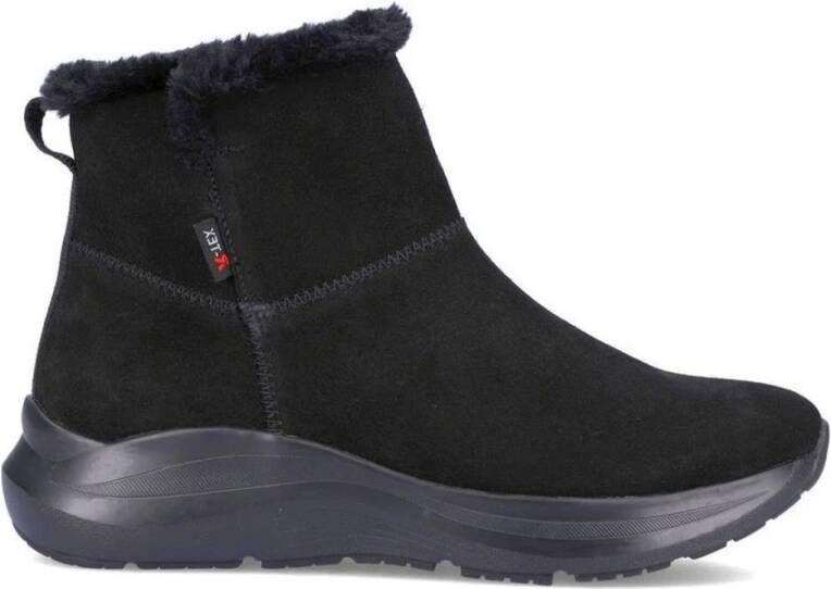 Rieker Zwarte Gesloten Booties Enkellaarzen Vrouwen Black Dames