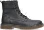 Rieker Zwarte gesloten booties voor heren Zwart Heren - Thumbnail 1