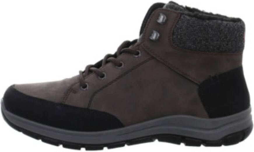 Rieker Winterlaarzen veterschoenen outdoorschoen met praktische binnenrits