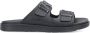 Rieker Zwarte Open Slippers voor Mannen Black Heren - Thumbnail 1