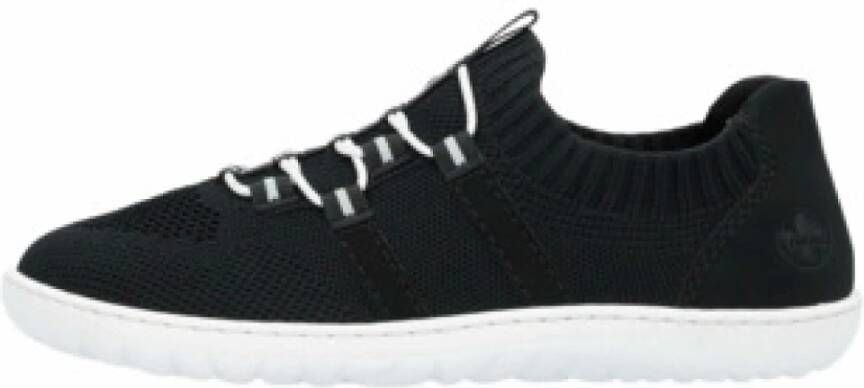 Rieker Slip-on sneakers Barefootschoenen slipper vrijetijdsschoen lage schoen met elastische brei-schaft