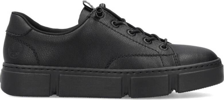 Rieker Zwarte Sneakers voor Vrouwen Black Dames