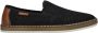 Rieker Zwarte Textiel Veterschoen Espadrilles Black Heren - Thumbnail 1