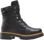 Rieker Hoge veterschoenen enkellaarsjes profielzool blokhak met casual vetersluiting - Thumbnail 2