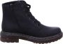 Rieker Hoge veterschoenen veterschoen blokhak met logo-embossing - Thumbnail 1