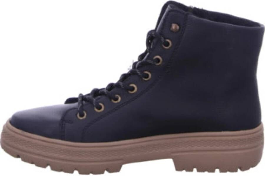 Rieker Winterlaarzen veterschoenen enkellaars met ritssluiting aan de buitenkant