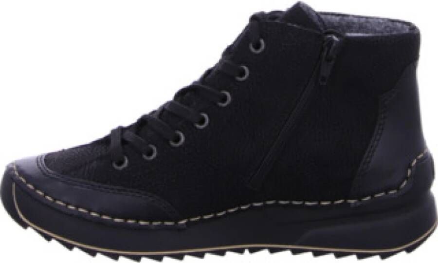 Rieker Zwarte veterschoenen voor dames
