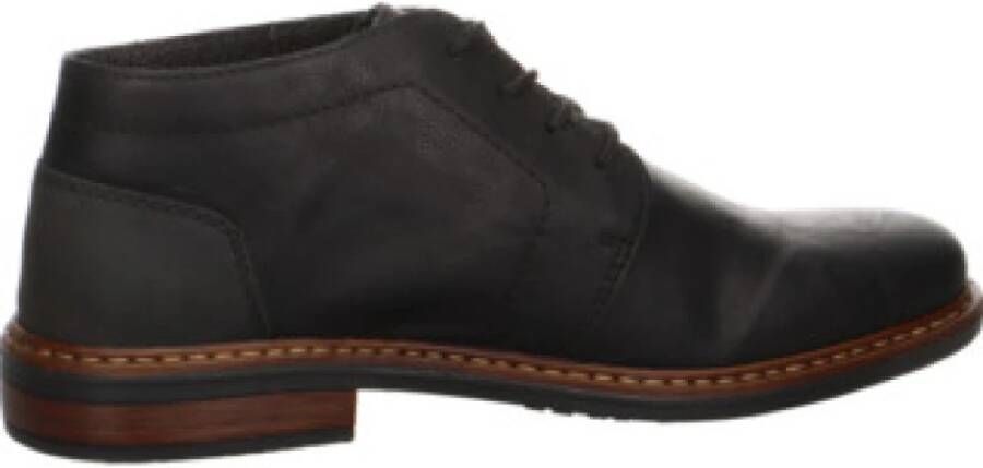Rieker Zwarte veterschoenen voor
