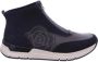 Rieker Slip-on sneakers instaplaarzen enkellaars high top sneaker in vegan uitvoering - Thumbnail 1