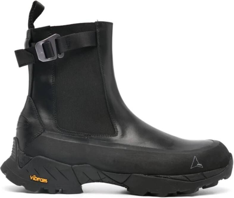 ROA Chelsea Boot Zwart Leer Black Heren