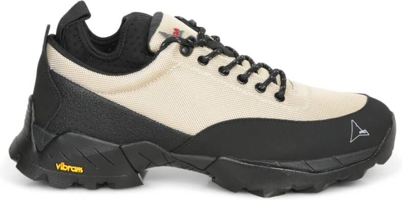 ROA Beige Sneakers Urban Stijl