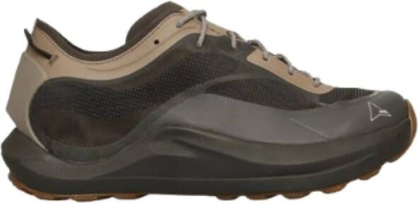 ROA Bruin Leren Sneakers met Vibram Zool