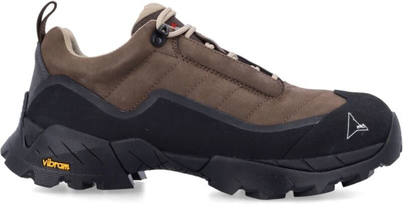 ROA Bruine Suède Veterschoenen