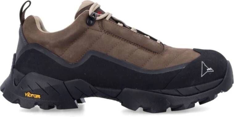 ROA Bruine Suède Veterschoenen