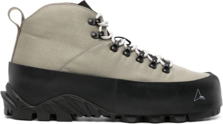 ROA Groene CVO Lace-Up High-Top Sneakers Groen Heren