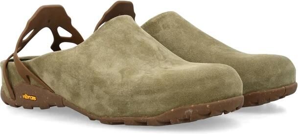 ROA Groene Suède Instap Sneakers