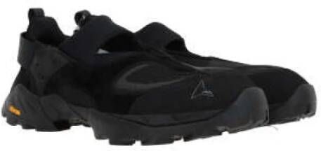 ROA Zwarte Slip-On Sneakers met Cut-Out Black Heren