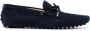Roberto Cavalli Blauwe Suède Loafers Casual Flats Blue Heren - Thumbnail 5