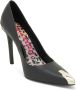Just Cavalli Low-Top Sneakers High heel shoes Black in zwart - Thumbnail 5