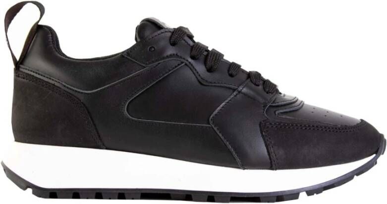 Roberto Cavalli Klassieke Logo Ingelegde Sneakers Zwart Heren