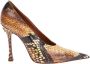 Roberto Cavalli Python Print Hoge Hak Pumps - Thumbnail 1