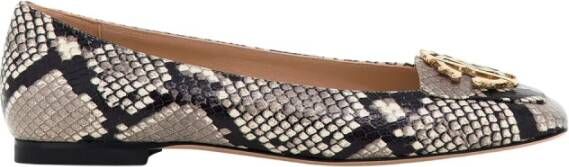Roberto Cavalli Python Print Platte Schoenen Vrouw Italië
