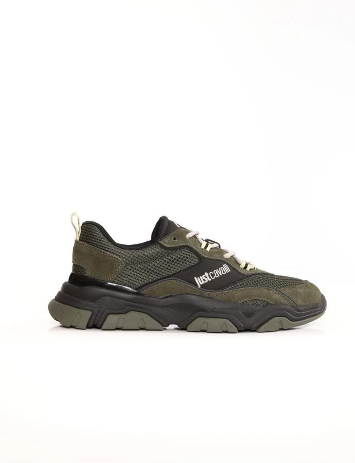 Roberto Cavalli Chunky sneakers met contrasterende details