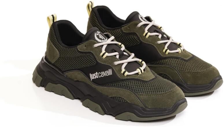 Roberto Cavalli Chunky sneakers met contrasterende details - Foto 3