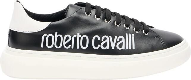 Roberto Cavalli Leren Sneaker Met Logo - Foto 2