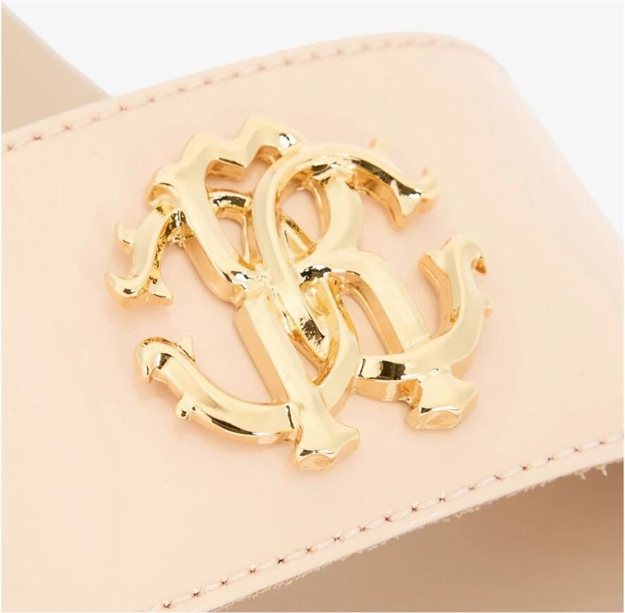 Roberto Cavalli Nude Patent Sandaal met RC Monogram - Foto 2