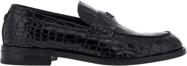 Roberto Cavalli Penny loafers met krokodillenprint - Foto 2