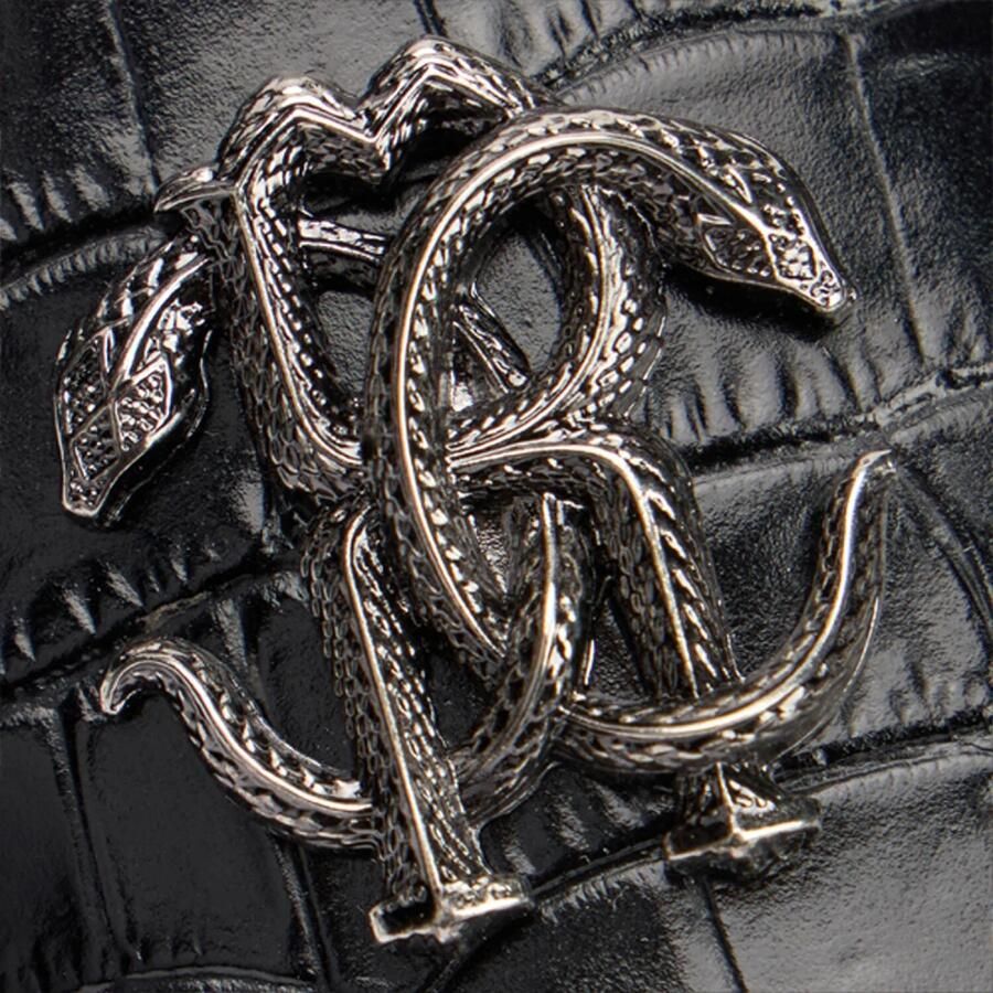 Roberto Cavalli Sandalen met gekruiste bandjes met krokodilleneffect - Foto 2