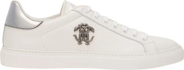 Roberto Cavalli Witte sneaker met Monogram RC