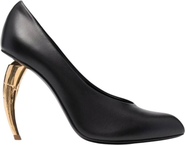 Roberto Cavalli Mirror Snake pumps Zwart Schoenen