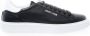 Roberto Cavalli Zwarte Leren Sneakers met Vetersluiting Black Heren - Thumbnail 1